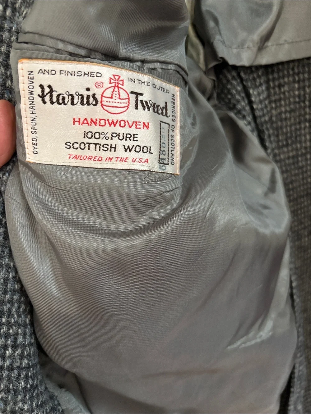 Harris Tweed versatile gray